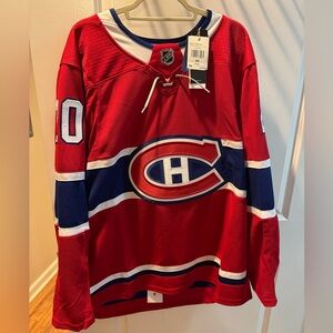 Juraj Slafkovsky Montreal Canadiens Adidas Hockey Jersey Authentic 54 XL NWT